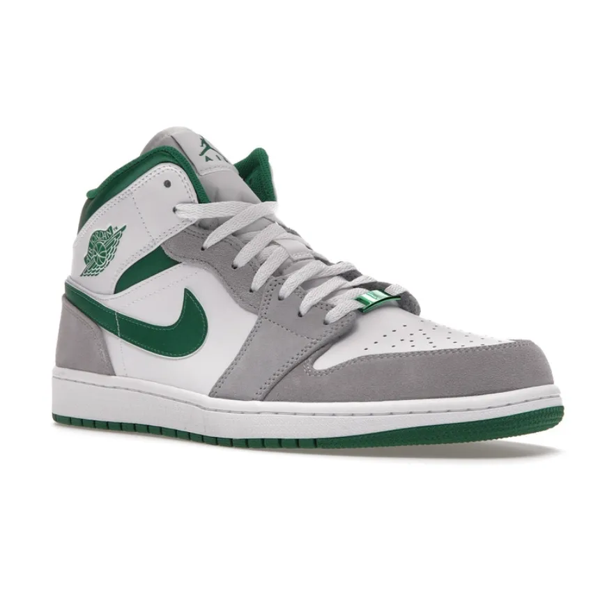 Jordan 1 Mid Grey Green Dependable performance - oriented