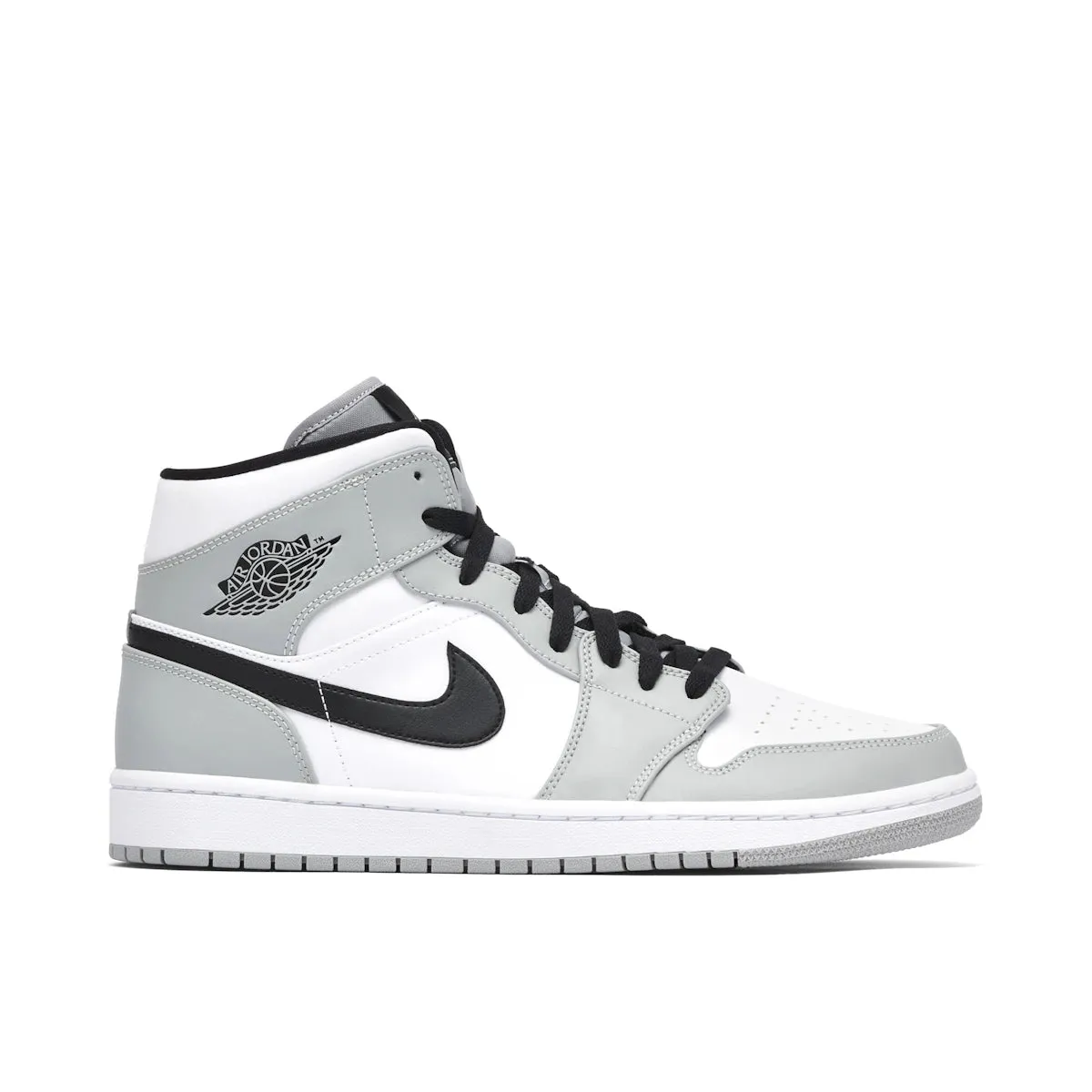 Jordan 1 Mid Light Smoke Grey fitness sneakers