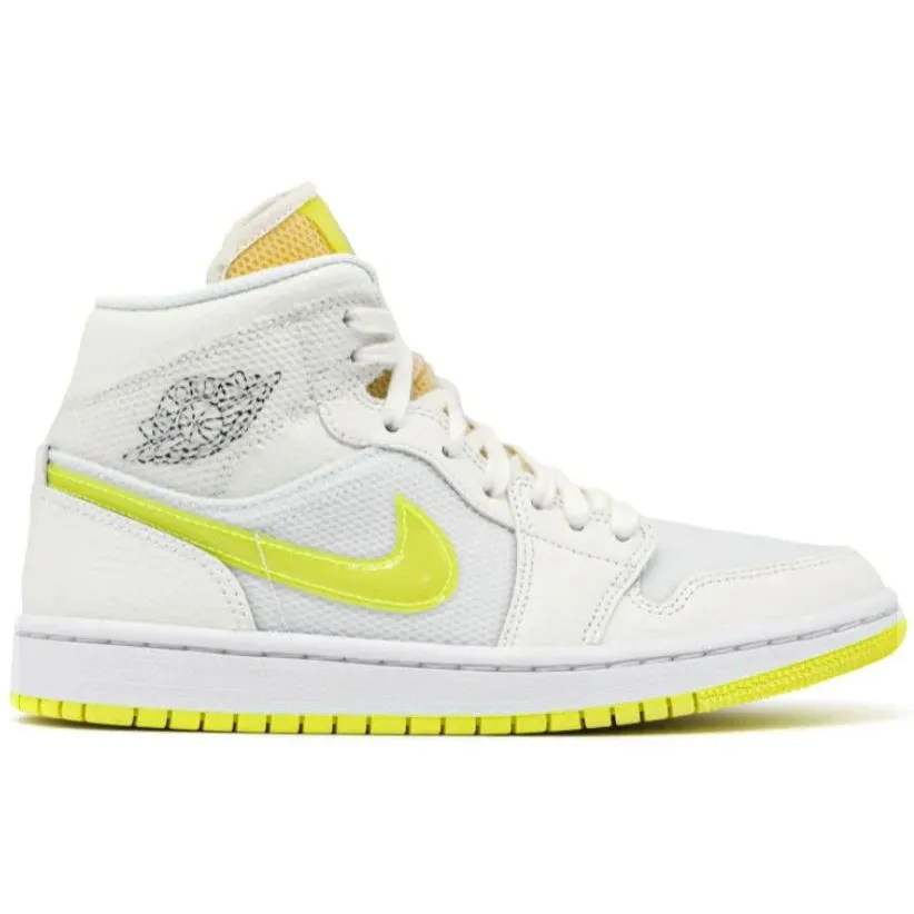 modern - style shoes Jordan 1 Mid SE Voltage Yellow (W)