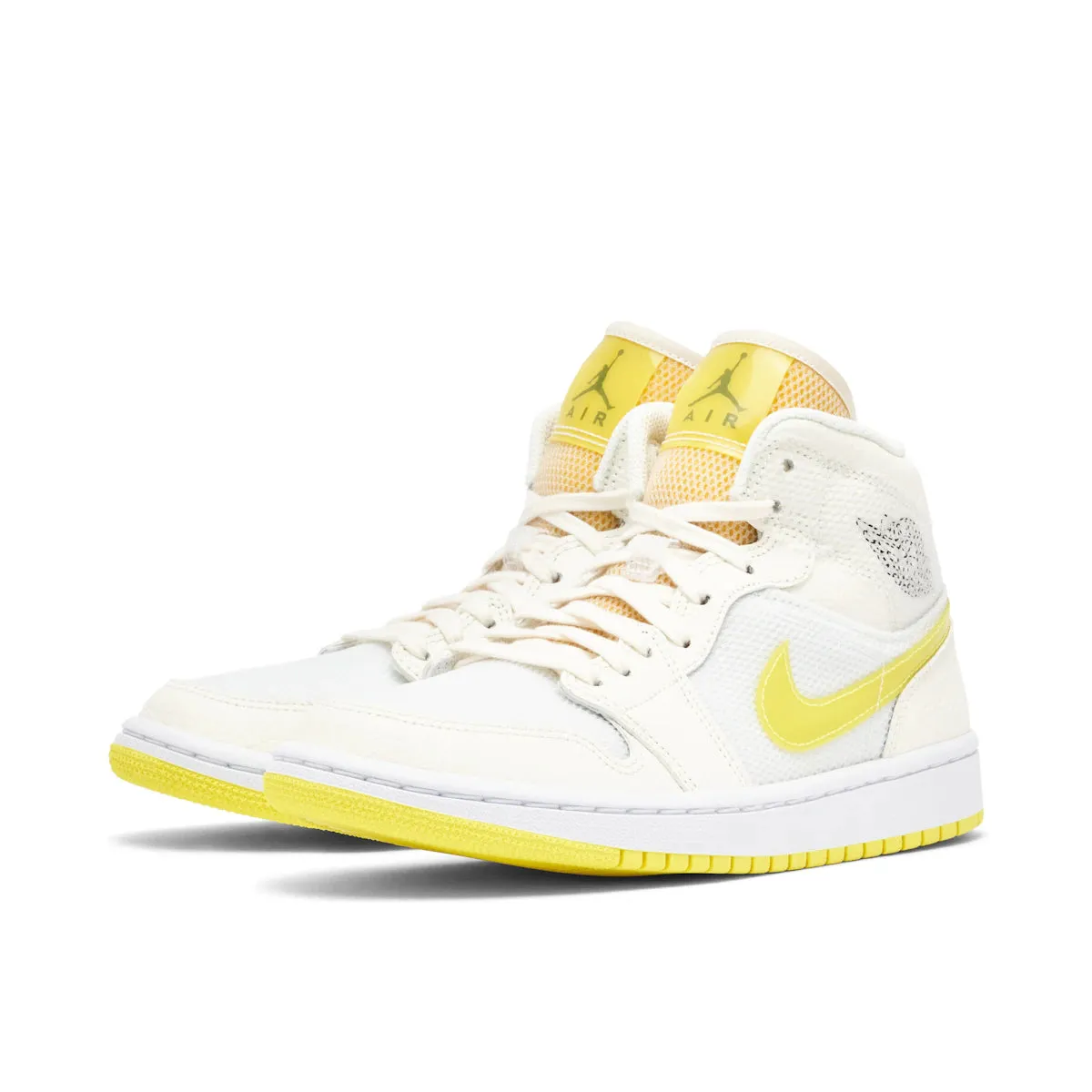school shoes Jordan 1 Mid SE Voltage Yellow (W)