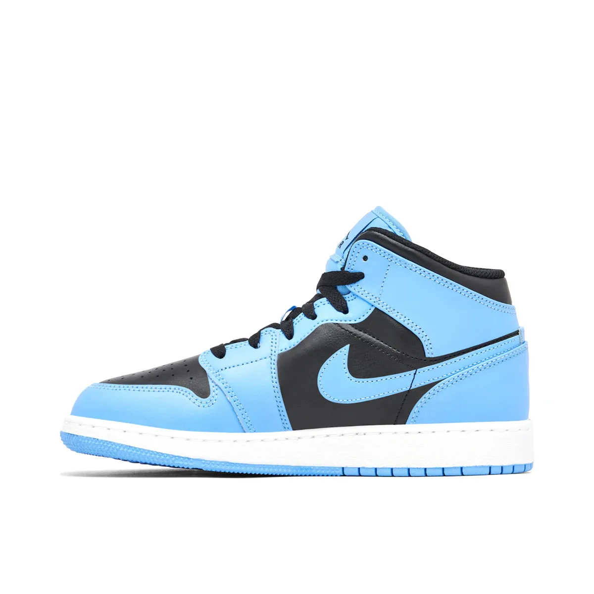 Jordan 1 Mid University Blue Black (GS) holiday - themed running wear