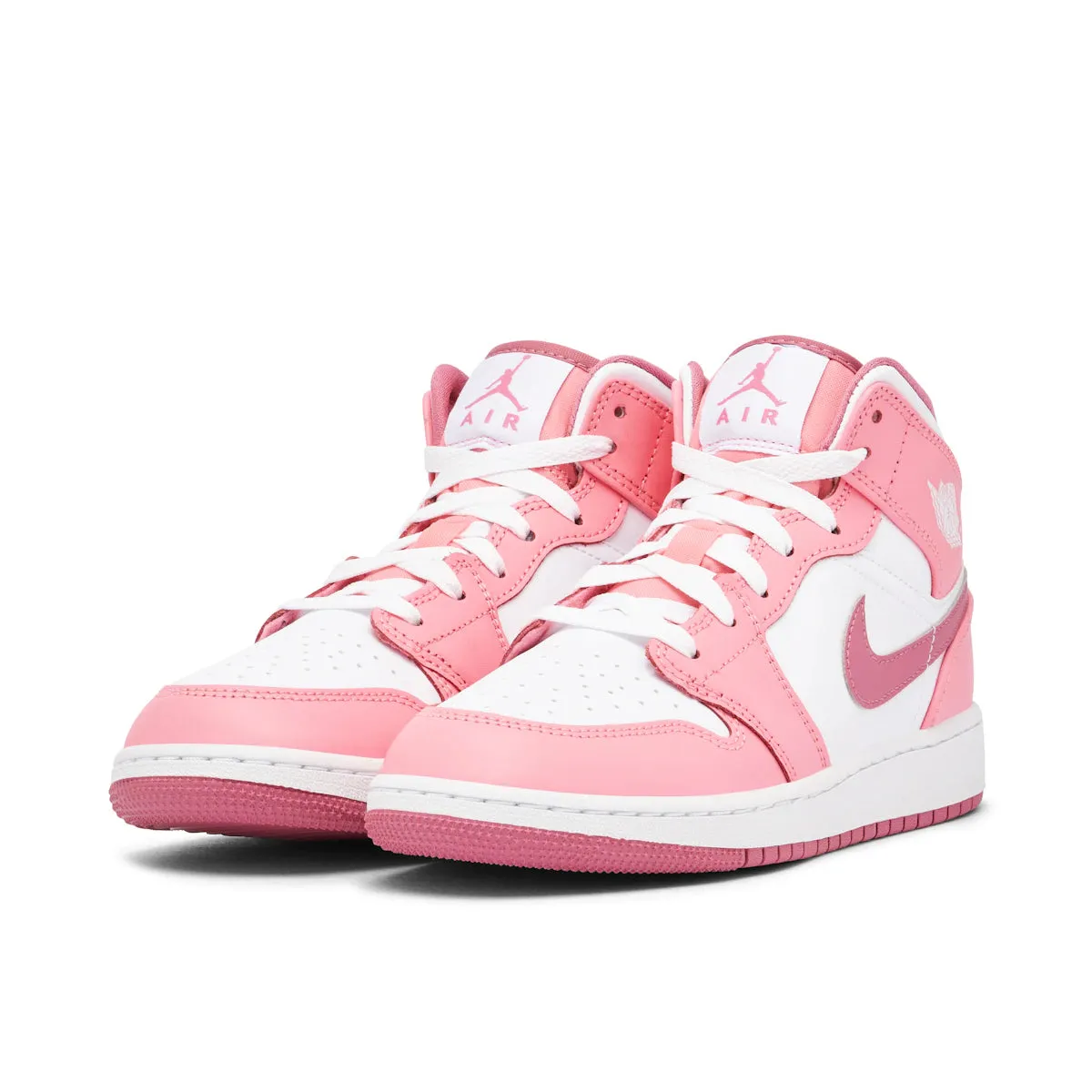 Jordan 1 Mid Valentine's Day (2023) (GS) warm - up runs