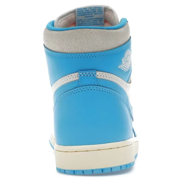 traction - grip shoes posture support Jordan 1 Retro High OG UNC Reimagined