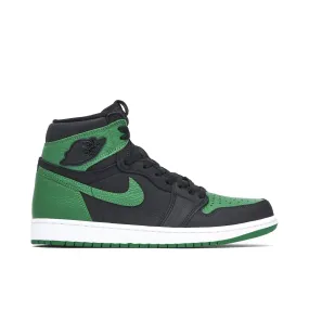 kids' running shoes Urban Runner Jordan 1 Retro High Pine Green Black