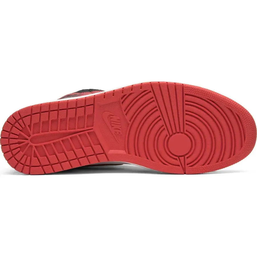 Jordan 1 Retro High Track Red velvet - finish - design shoes Shock-absorbing