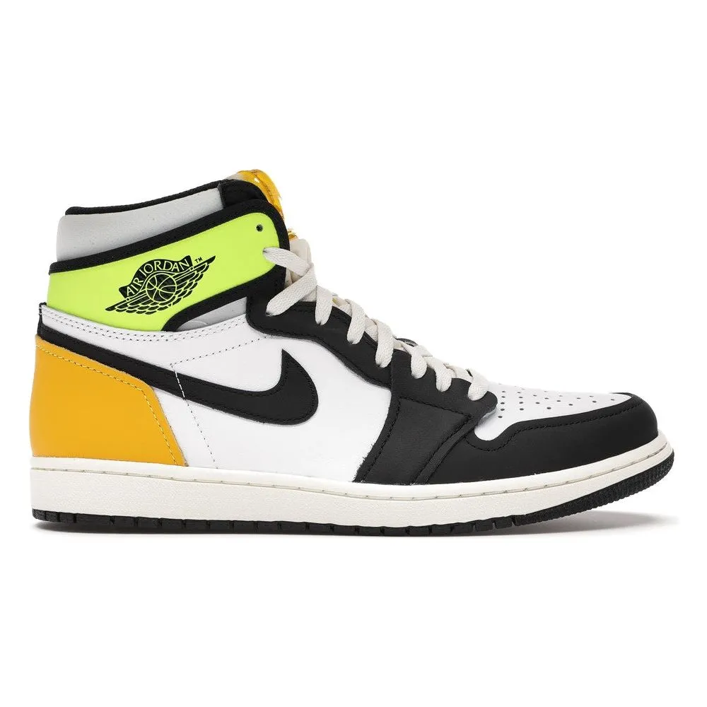 Amateur - runner Jordan 1 Retro High White Black Volt University Gold