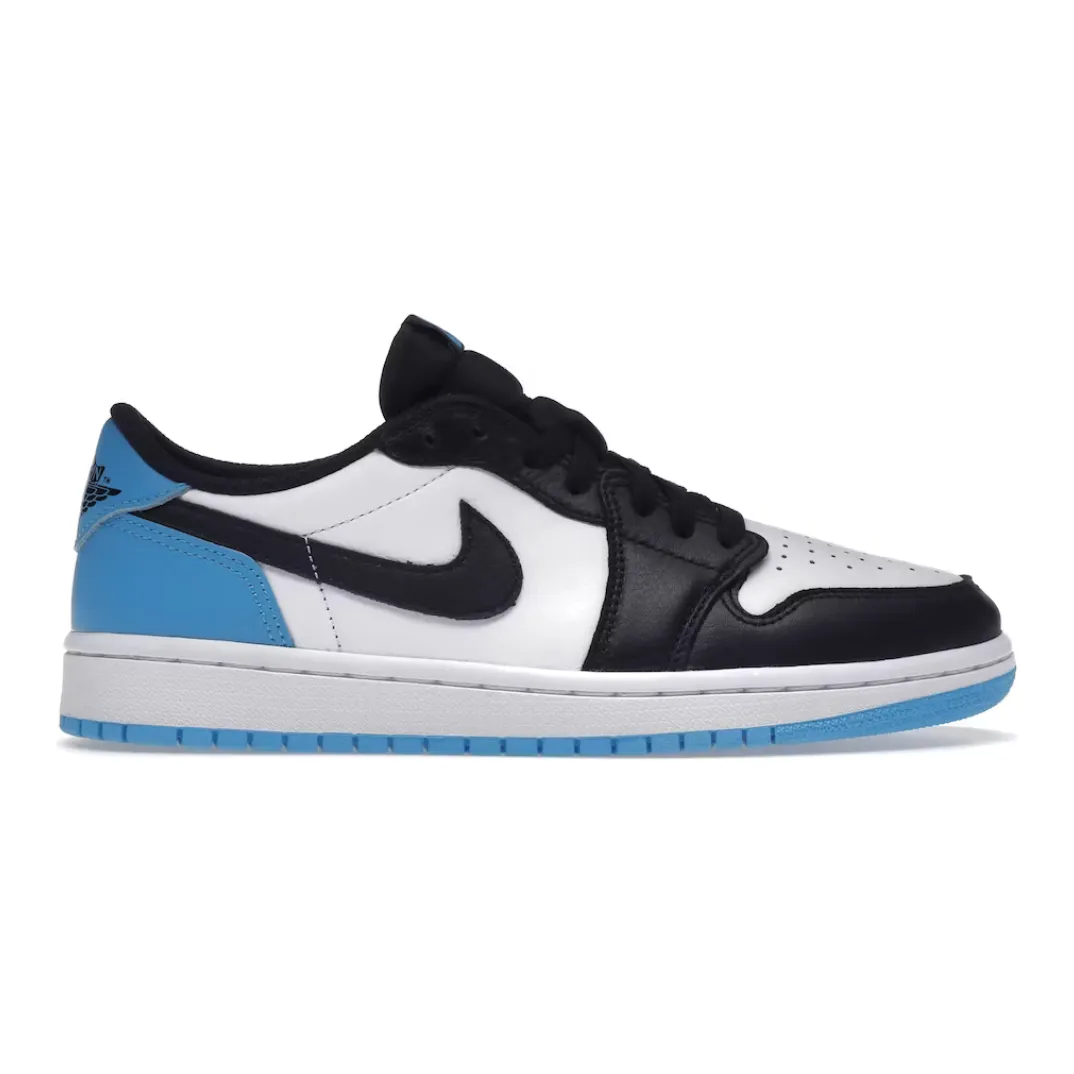 Jordan 1 Retro Low OG Black Dark Powder Blue (Women's) high - performance footwear