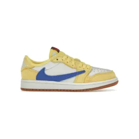 Jordan 1 Retro Low OG SP Travis Scott Canary (PS) anaerobic shoes