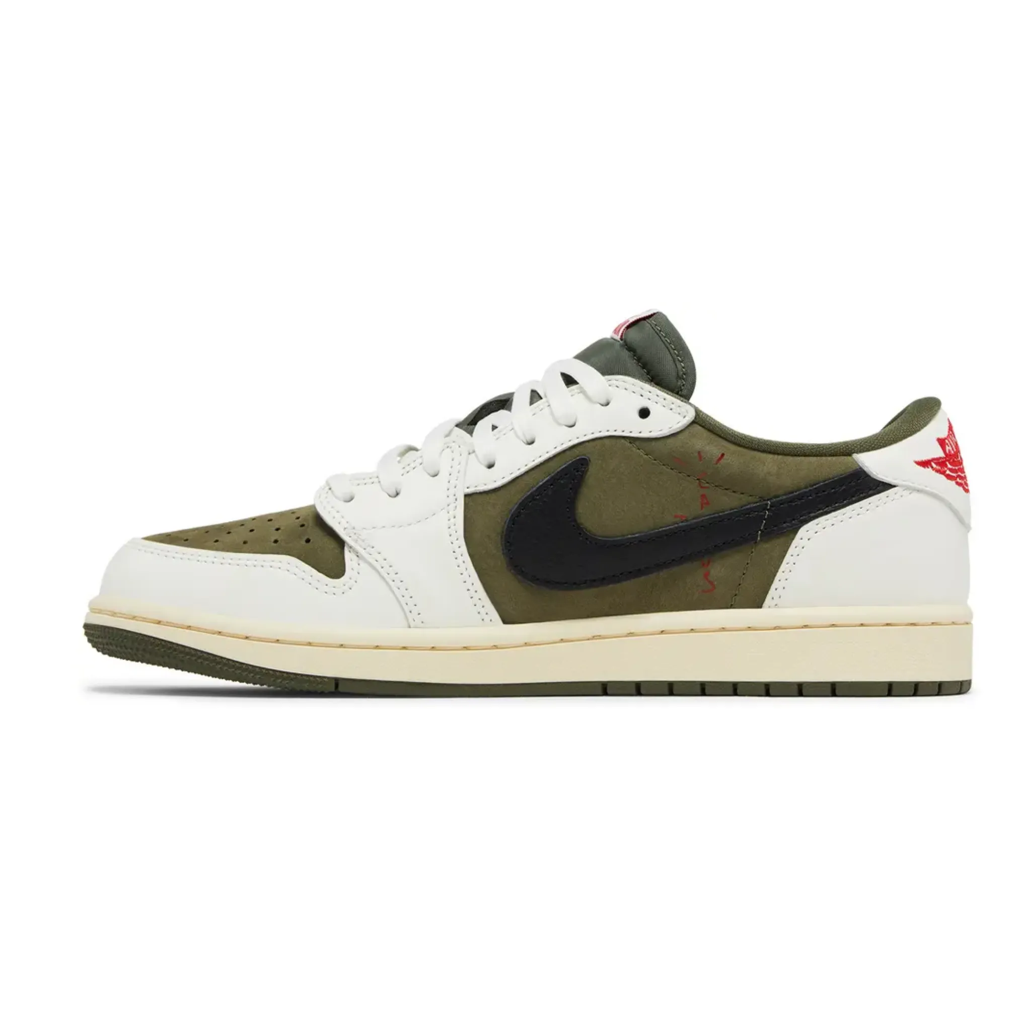 Jordan 1 Retro Low OG SP Travis Scott Medium Olive hilly running shoes impact - protecting shoes