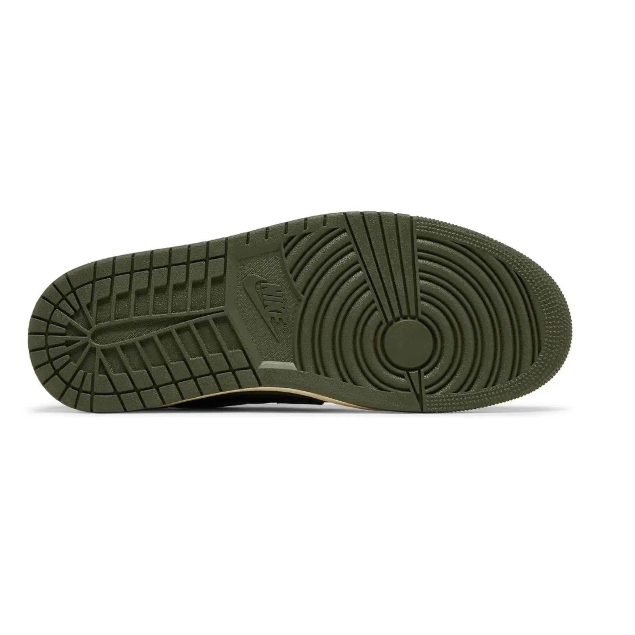 toe - box - roomy - design shoes Jordan 1 Retro Low OG SP Travis Scott Medium Olive