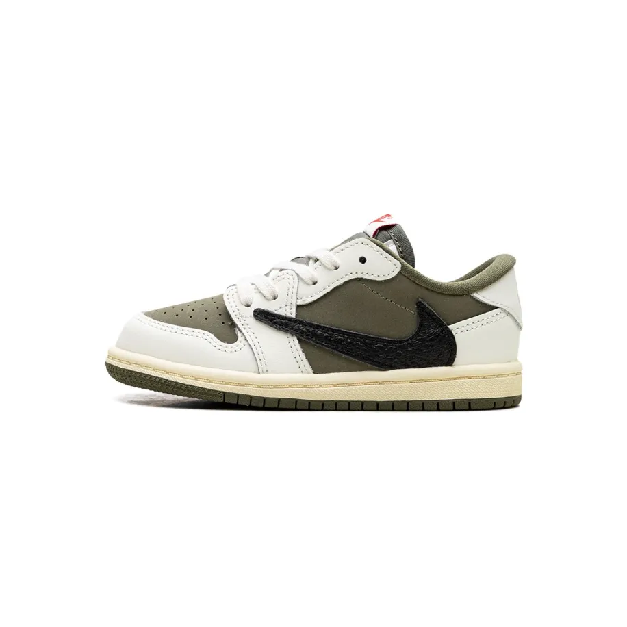 contoured shoes Jordan 1 Retro Low OG SP Travis Scott Medium Olive (PS)