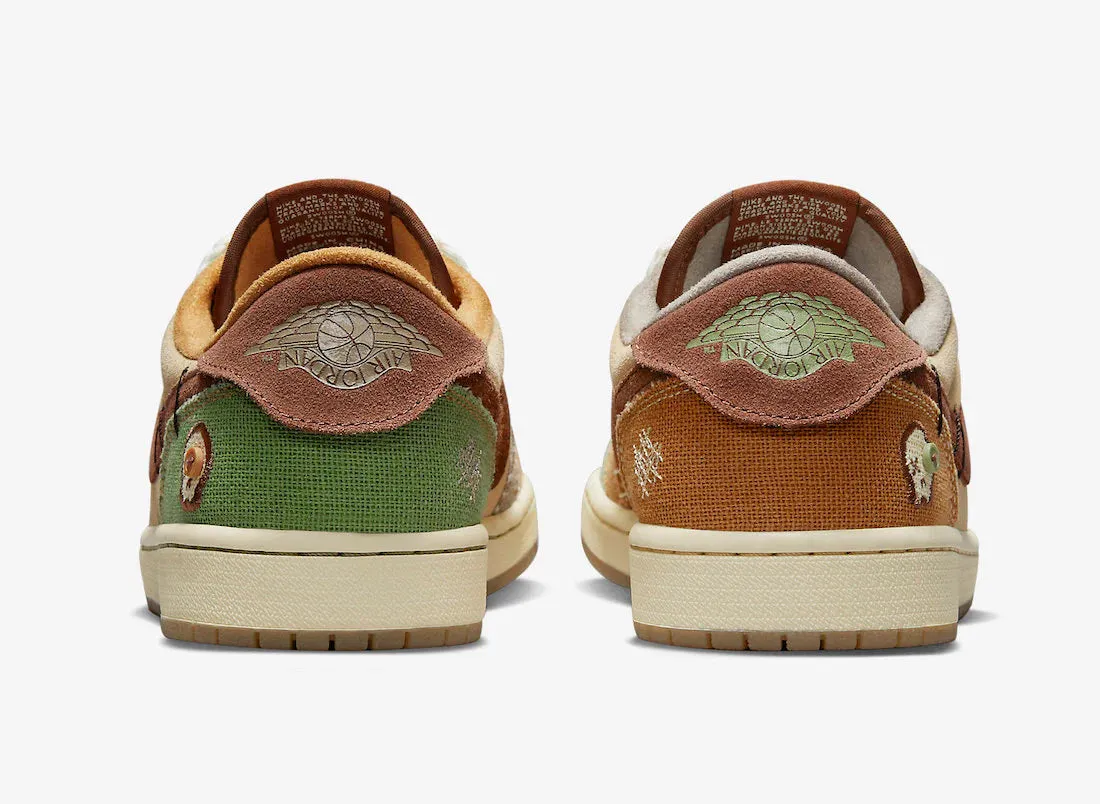 Shock Absorption Soles Jordan 1 Retro Low OG Zion Williamson Voodoo