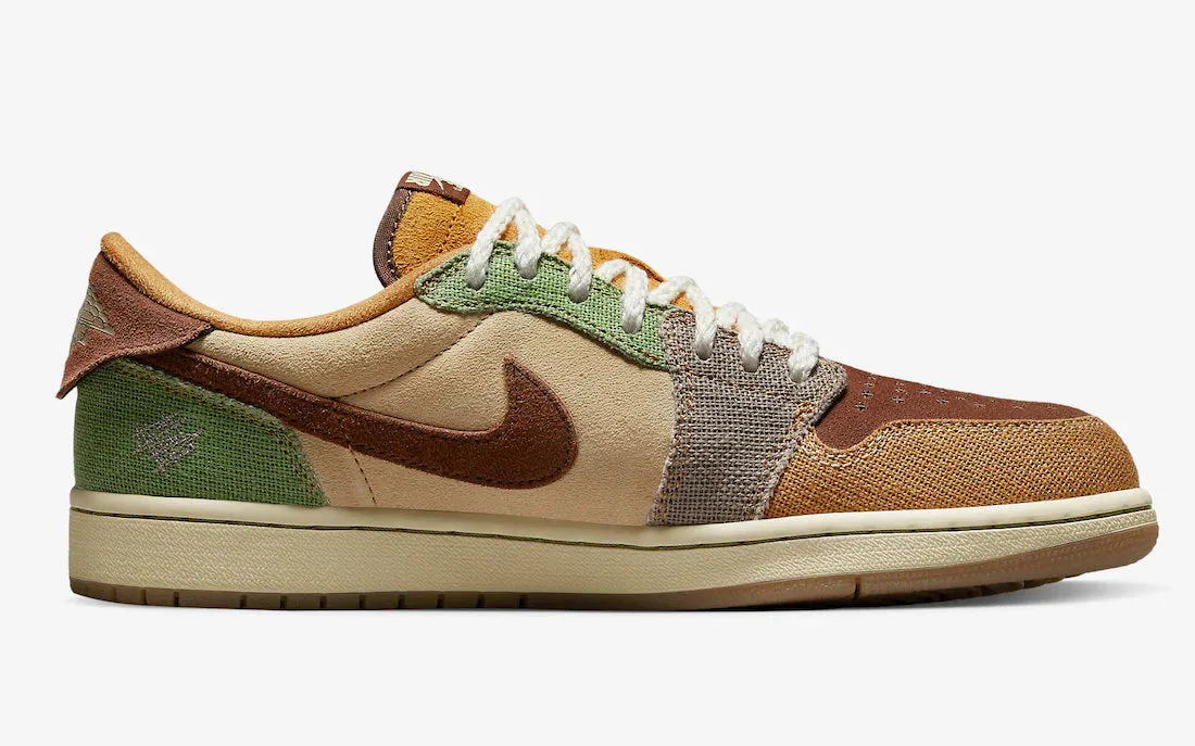 Jordan 1 Retro Low OG Zion Williamson Voodoo All-Weather Design Aerodynamic Structure