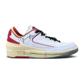 Sustainable Jordan 2 Retro Low SP Off-White White Red