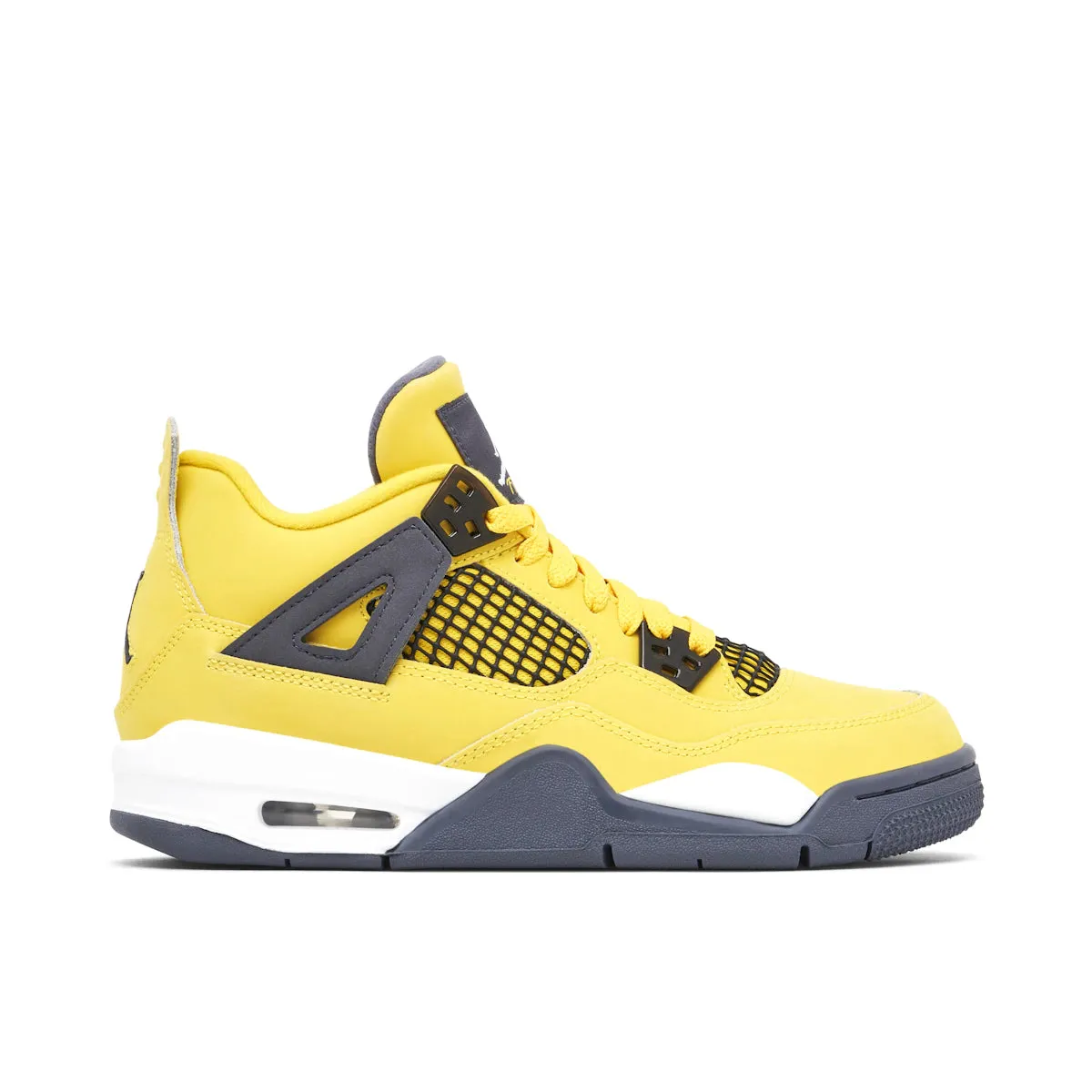 Jordan 4 Retro Lightning GS (2021) running for a sense of accomplishment