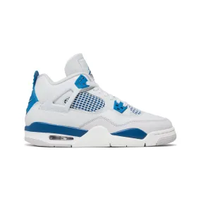 Jordan 4 Retro Military Blue (2024) (GS) semi - custom - fit shoes running in a state park shoes