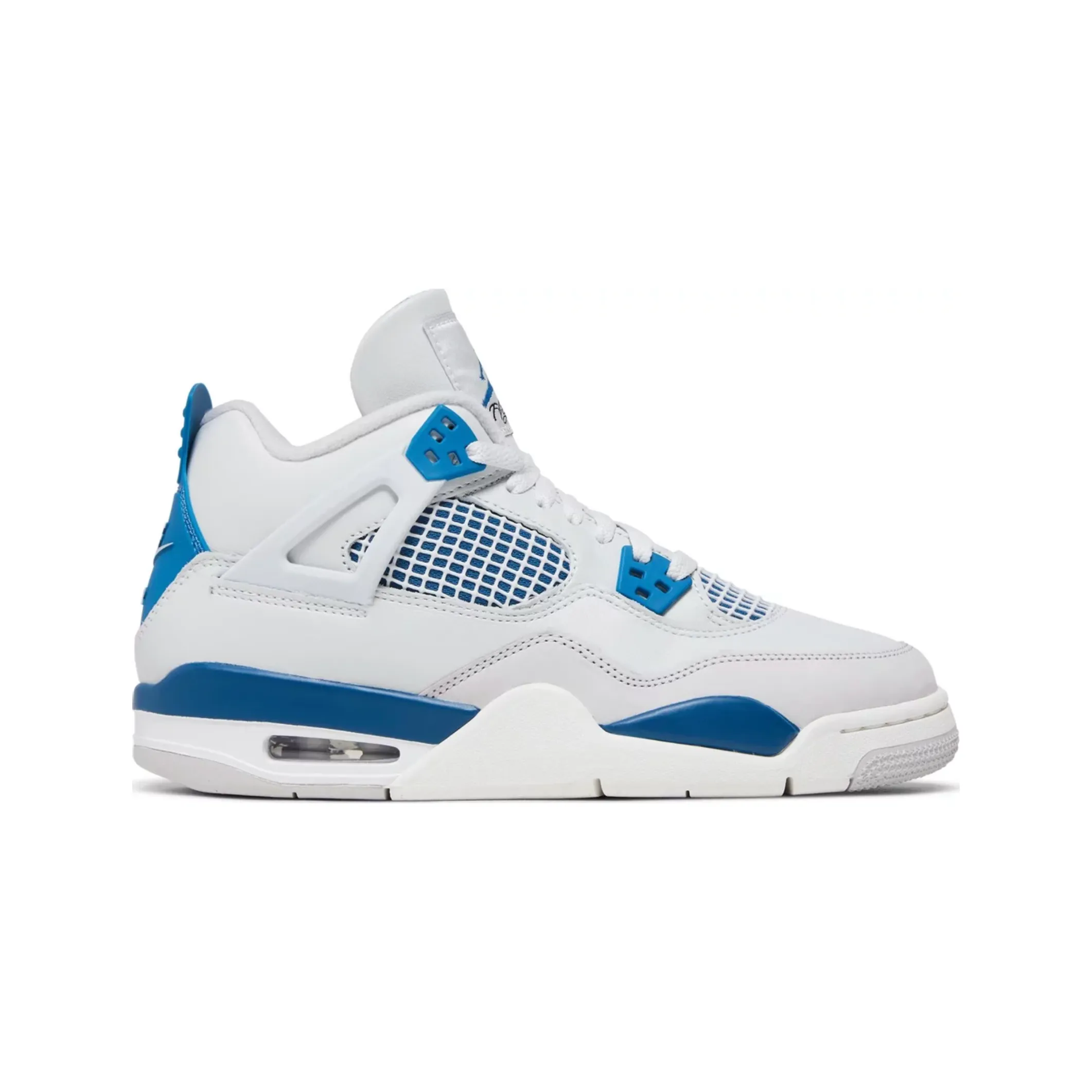 Jordan 4 Retro Military Blue (2024) (GS) semi - custom - fit shoes running in a state park shoes