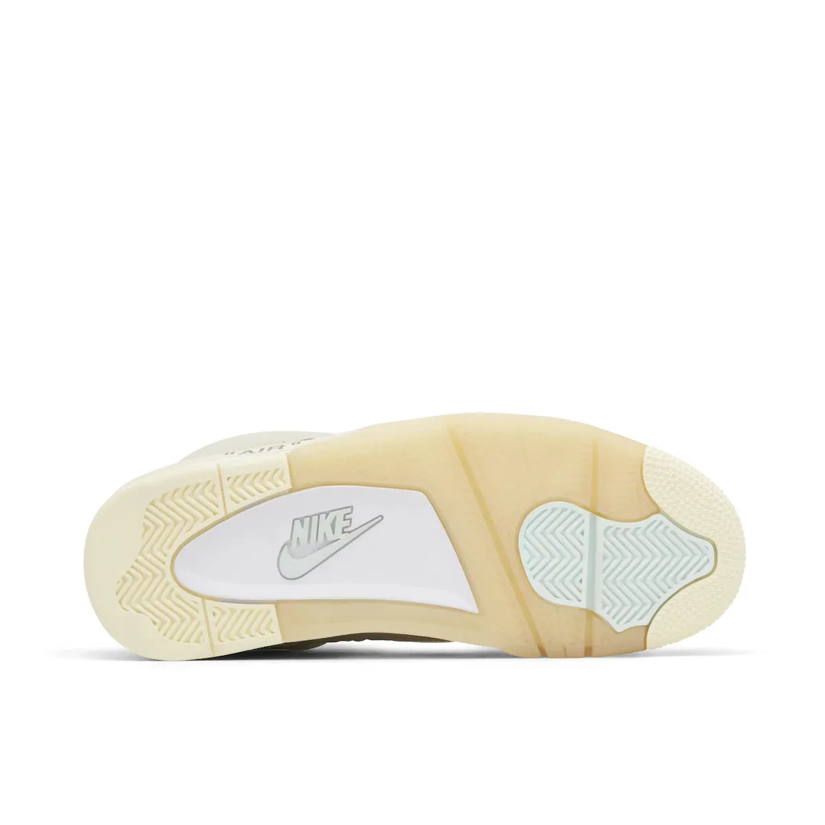 Jordan 4 Retro Off-White Sail (W) Lightweight Performance no - tie laces