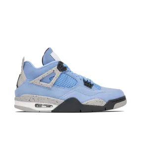 Lace   Up Closure Jordan 4 Retro University Blue
