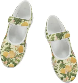 JoyLamoria Womens Comfort Flats Cute Mary Jane Shoes Colorful Dachshund Printed Walking Shoes Ultra Light Wide Fashion Sneakers