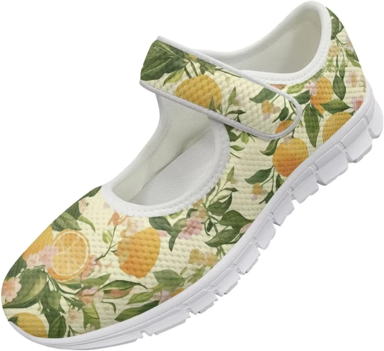JoyLamoria Womens Comfort Flats Cute Mary Jane Shoes Colorful Dachshund Printed Walking Shoes Ultra Light Wide Fashion Sneakers