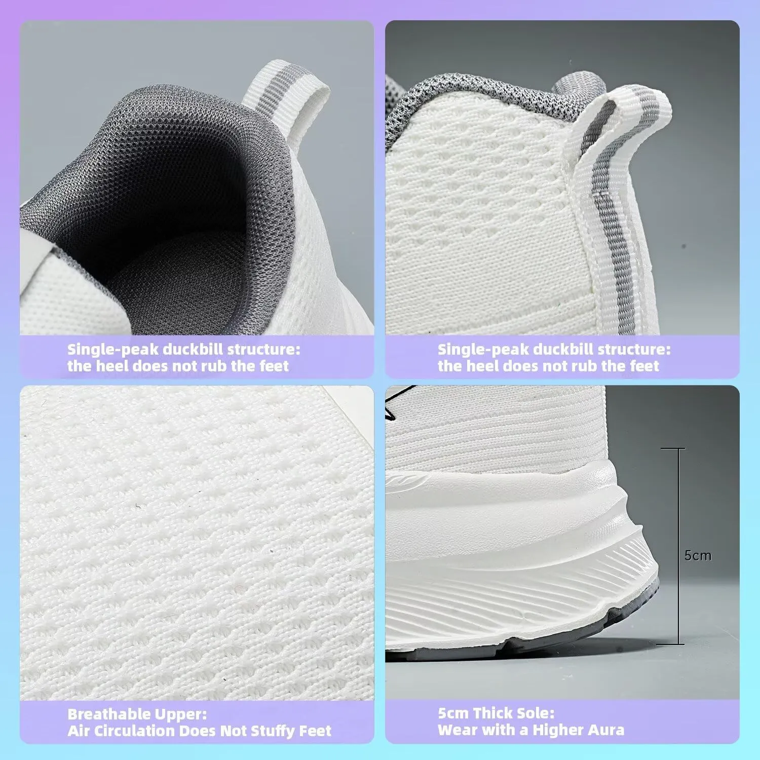 KDN Men's Wide Toe Box Shoes Cushioned Road Running Shoes Non Slip Mens Walking Sneakers for Wide Feet Comfortable Athletic Gym Workout Shoes Wide Width