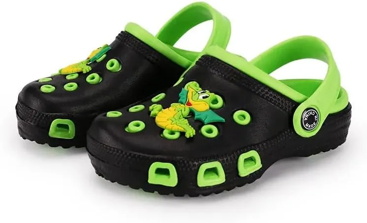 Kids' Clogs Sandals, Comfortable Lightweight Slip On EVA Beach Shoes for Boys and Girls