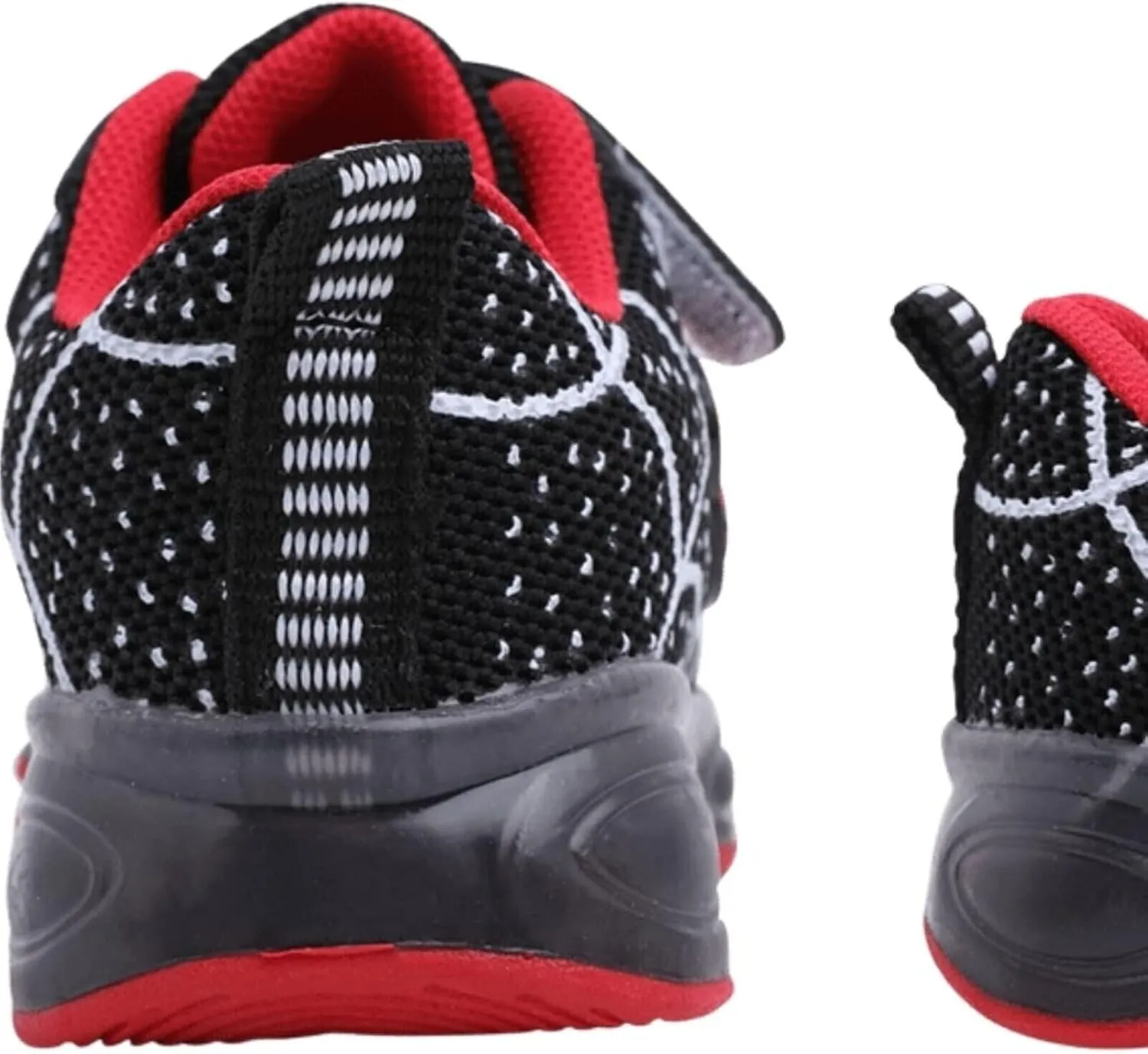 Kids Light Up Shoes Toddler Boys Girls LED Luminous Running Trainers Cartoon Mesh Breathable Sports and Walking Sneaker