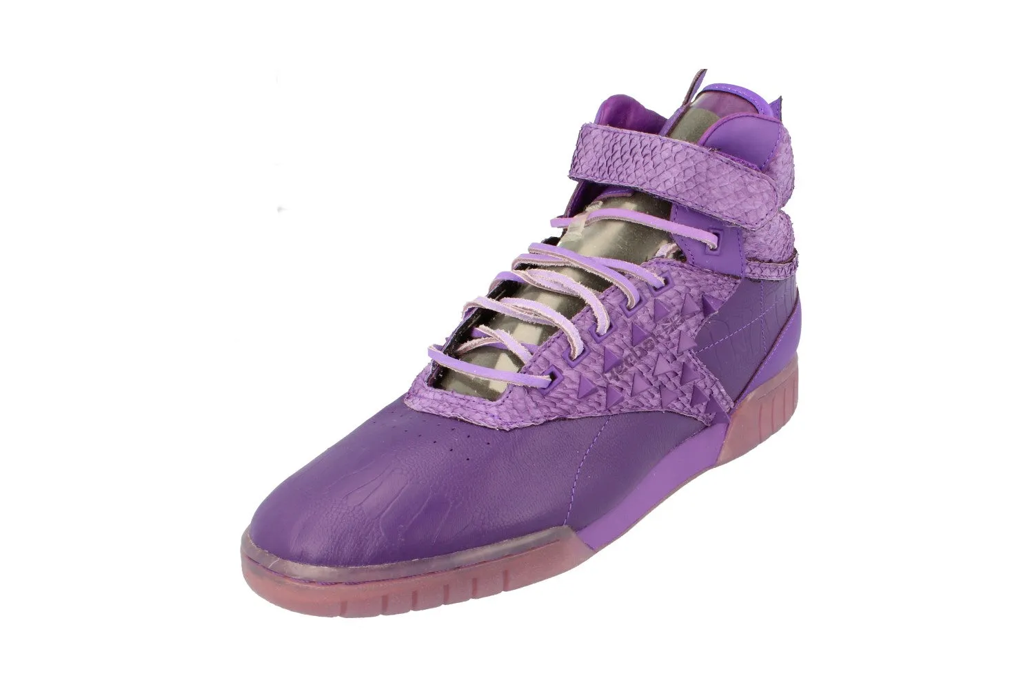 Stability Ride Reebok Classic Exo Fit Hi Clean Pm Int Patrick Mohr Mens Hi Top Trainers V61161