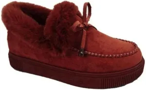 Lausiuoe Snow Boots For Women Wide Width Fuzzy Ankle Bootie Winter Warm Fluffy Silp On Comfortable Casual Fashion Loafers