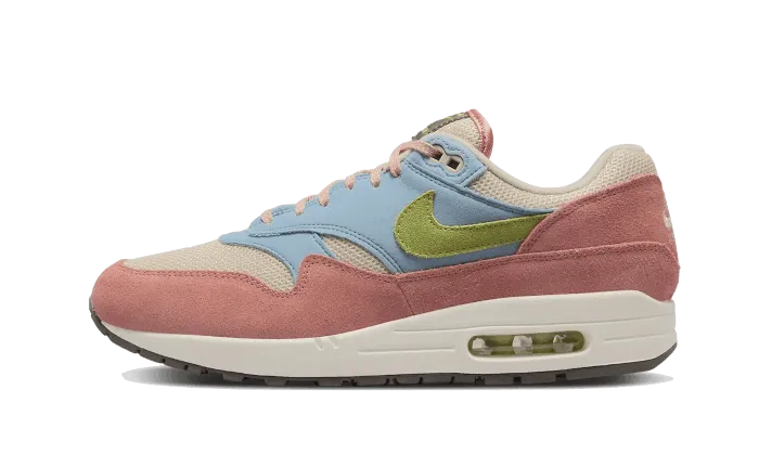 Quick Dry Inner Fabric Anti Skid Air Max 1 Light Madder Root
