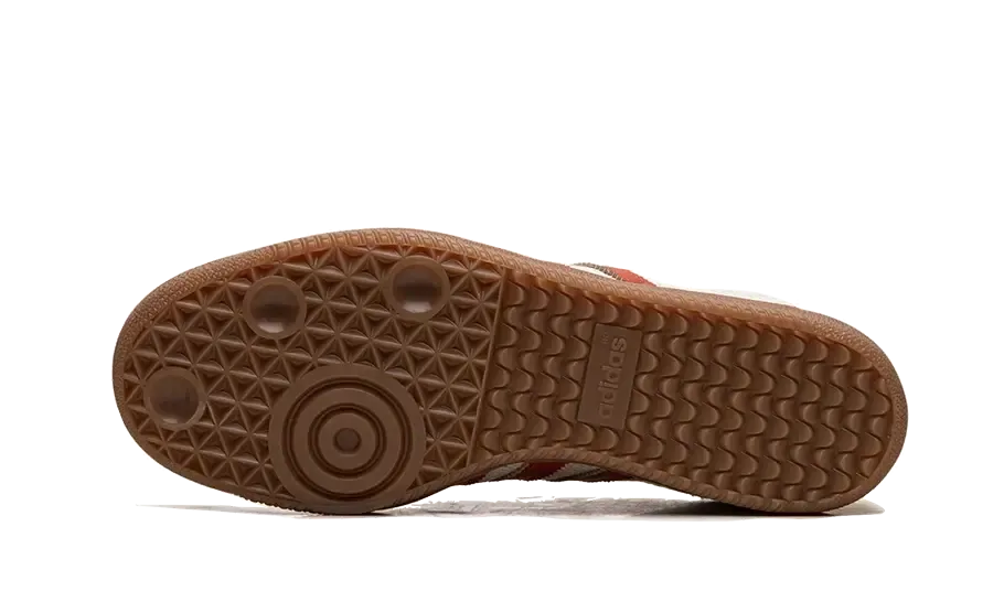 Samba OG Crystal White Preloved Red Anti-Fatigue Footwear View Deck