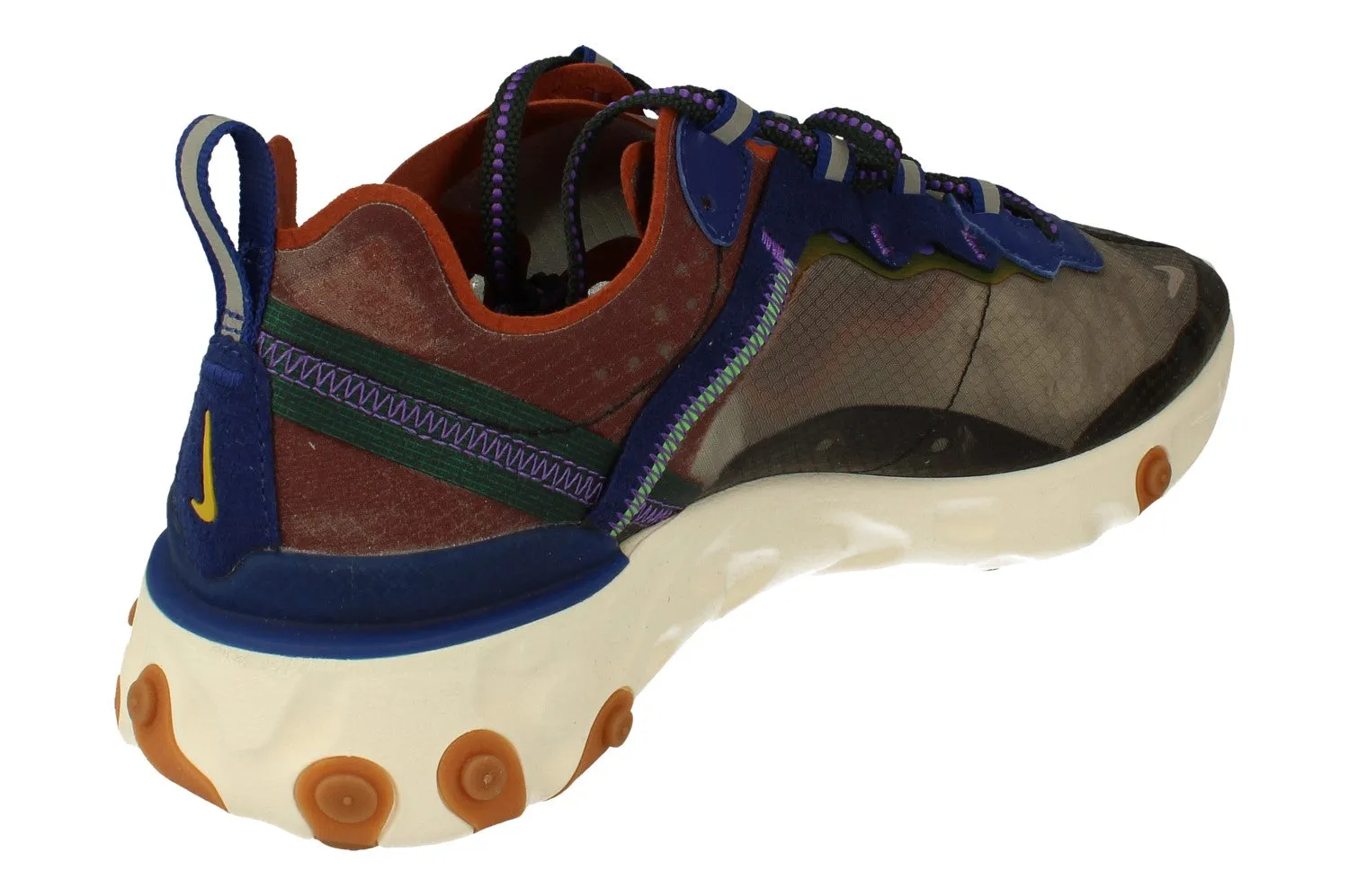 mid - top cut hilly - terrain - runner Nike React Element 87 Mens Aq1090 200