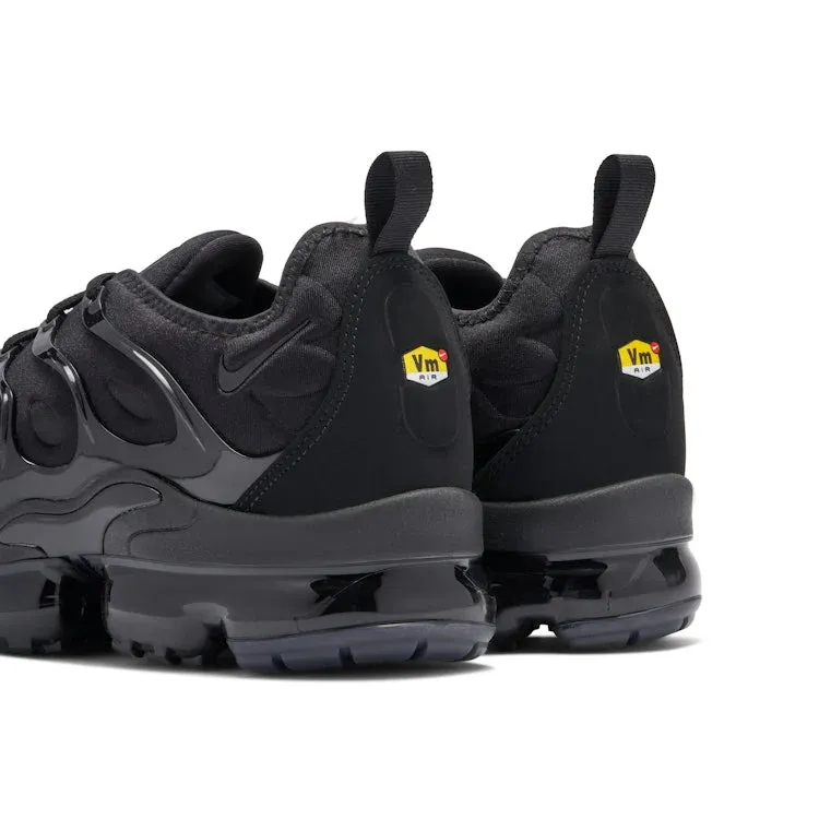 Nike Air VaporMax Plus Triple Black Metallic Trim Sneakers