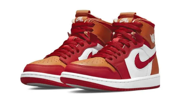 Air Jordan 1 High Zoom Air CMFT Fire Red Hot Curry travel - running shoes sports competition running gear