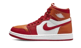 running in a geyser area shoes sports lovers Air Jordan 1 High Zoom Air CMFT Fire Red Hot Curry