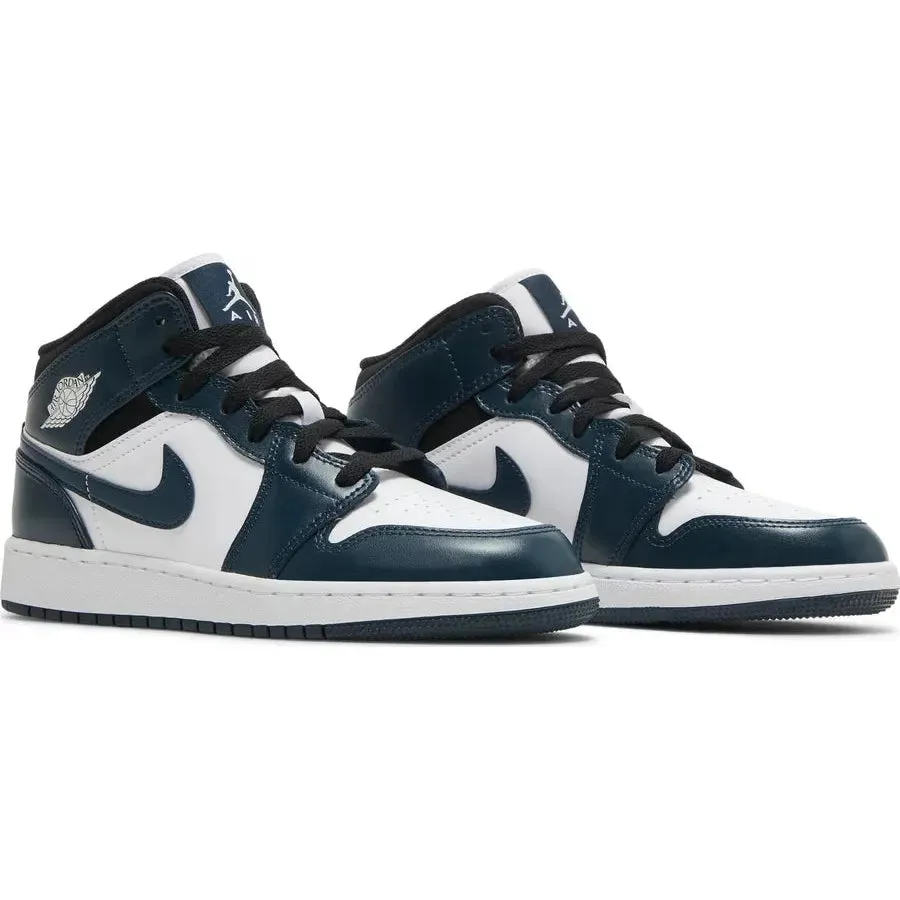 Jordan 1 Mid Armory Navy (GS) Air Cushioning