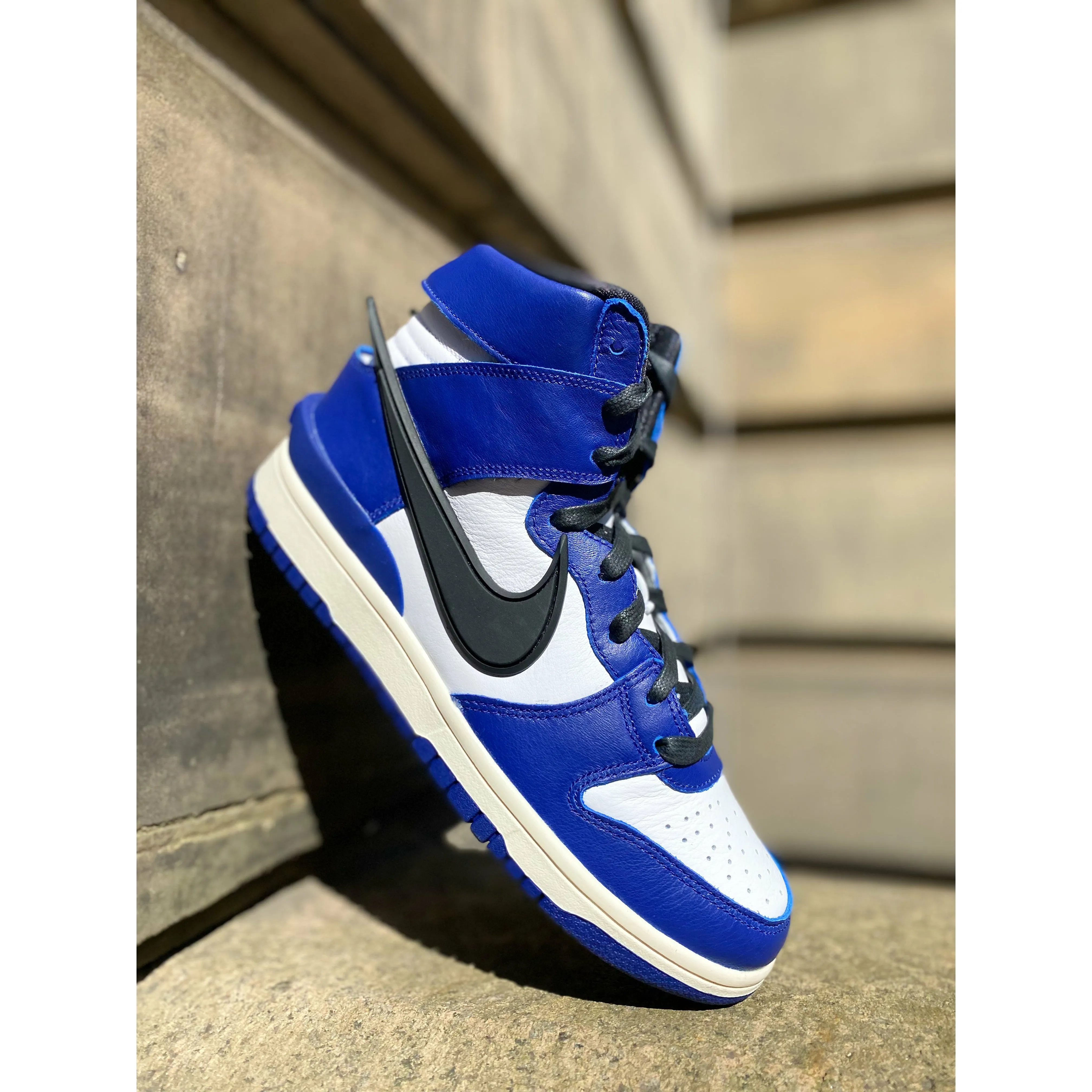 Nike Dunk High AMBUSH Deep Royal Lined Upper
