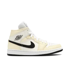Jordan 1 Mid Coconut Milk (W) supination - control Suede Trim