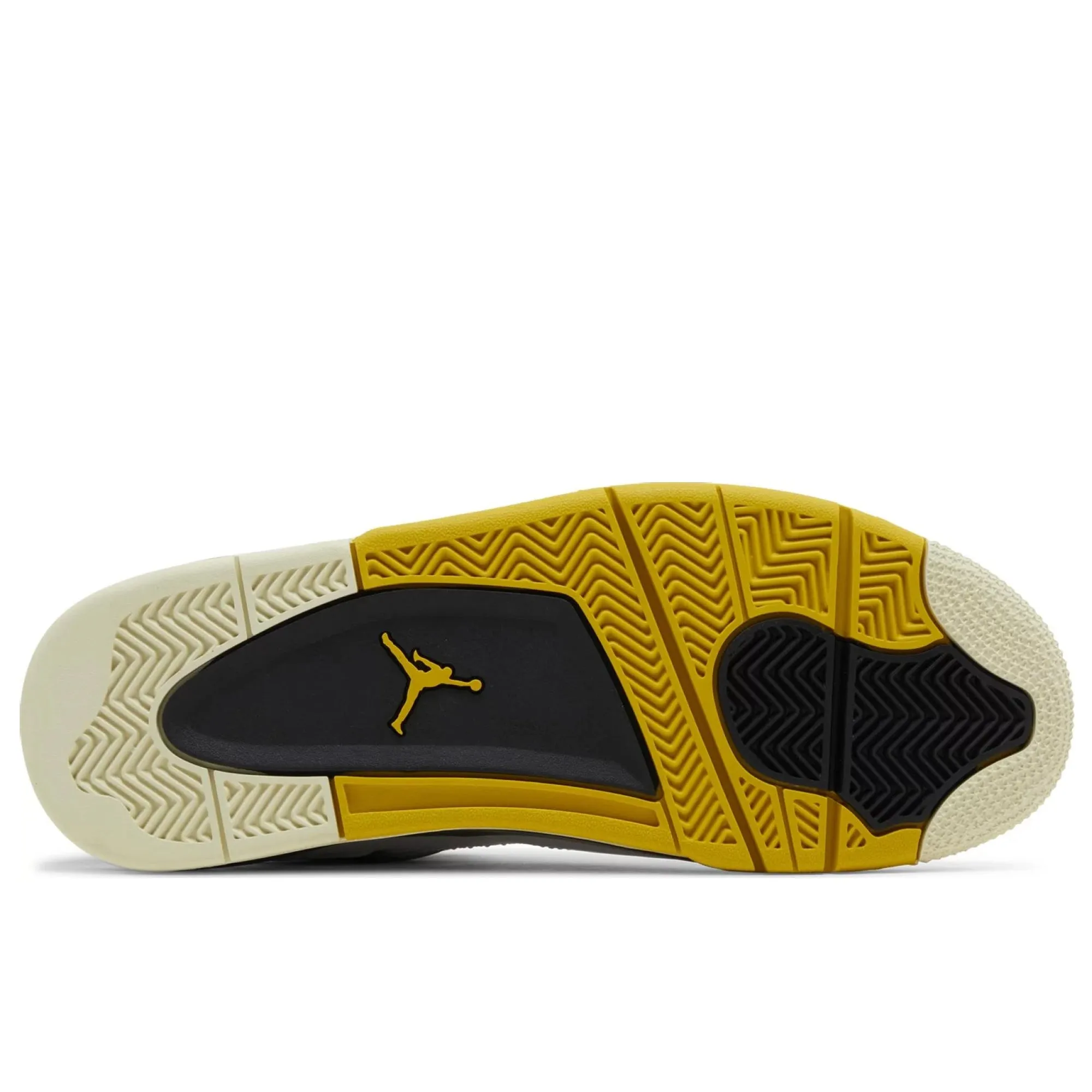 Indoor Court Grip Sport Lifestyle Fit Air Jordan 4 Retro Vivid Sulfur