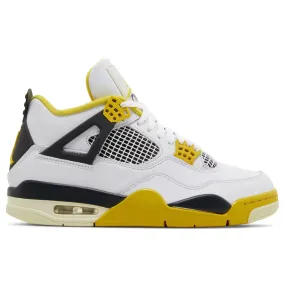 Breathable Airflow Channels Air Jordan 4 Retro Vivid Sulfur