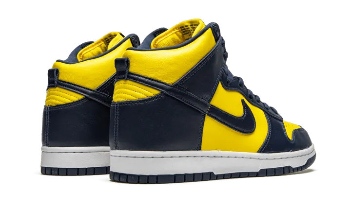Thickened Midsole Dunk High Maize & Blue (Michigan)