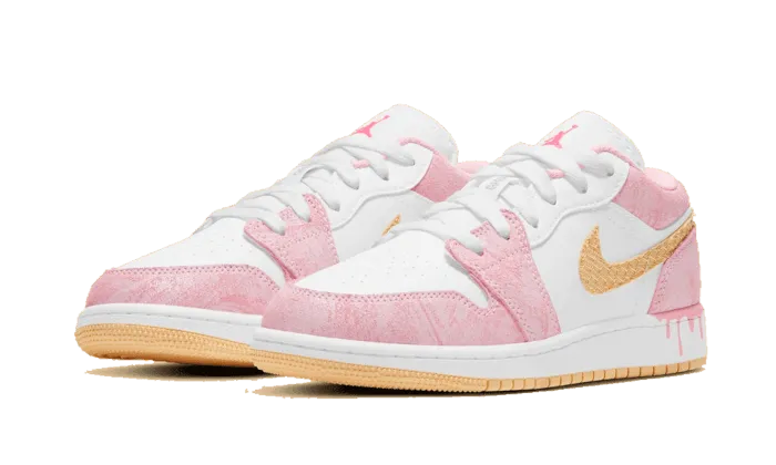 Air Jordan 1 Low SE Paint Drip Responsive foam