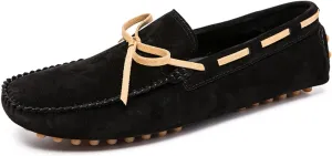 Loafers for Men Breathable Lightweight Boat Shoes Driving Loafers Leather Lightweight Comfortable Resistant Prom Outdoor Slip On