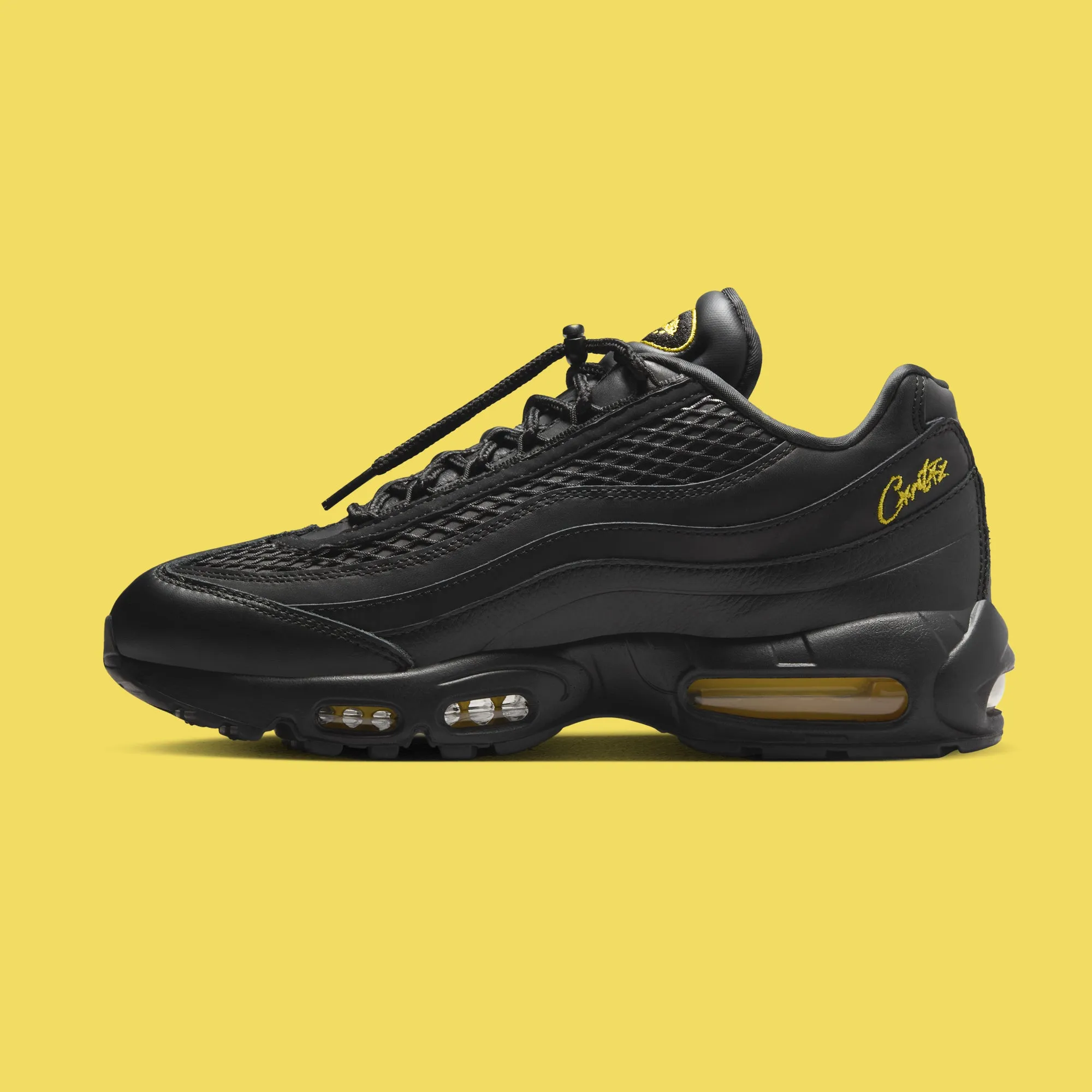 Adaptive Tension Zones Sharp Turn Nike Air Max 95 Corteiz x ??Tour Yellow??
