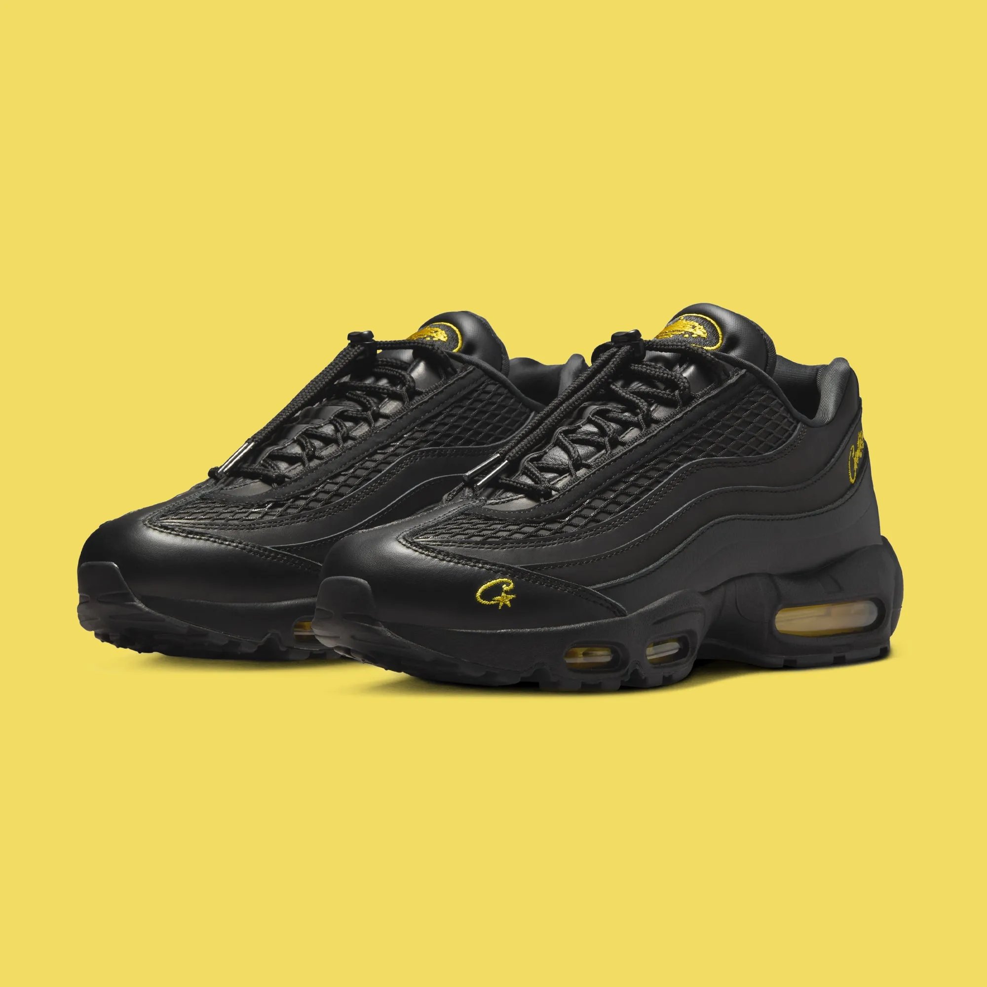 Nike Air Max 95 Corteiz x ??Tour Yellow?? All Weather Performance Velcro Closure
