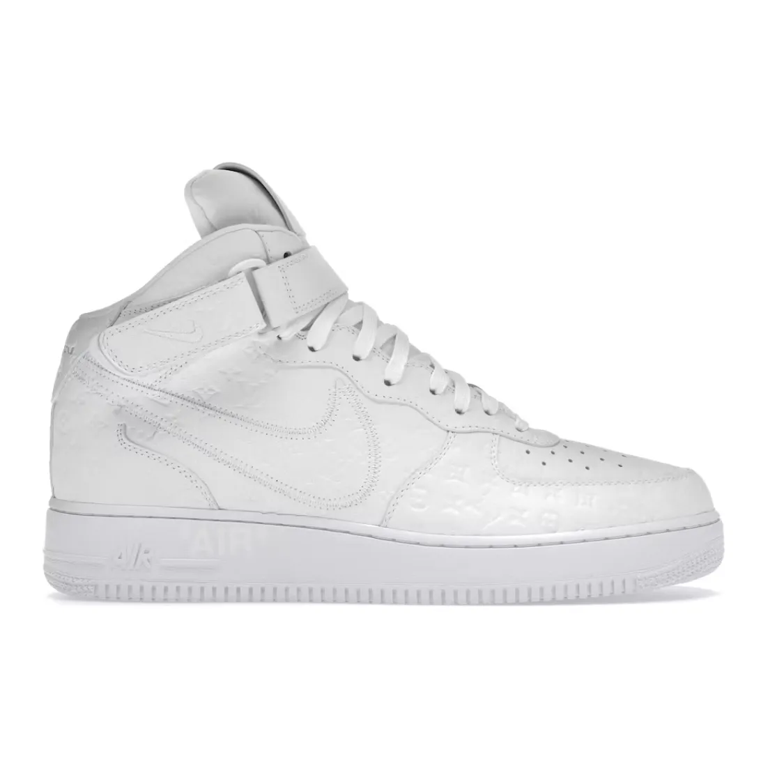 Comfortable Footbed Smart Fit Louis Vuitton Nike Air Force 1 Mid By Virgil Abloh White