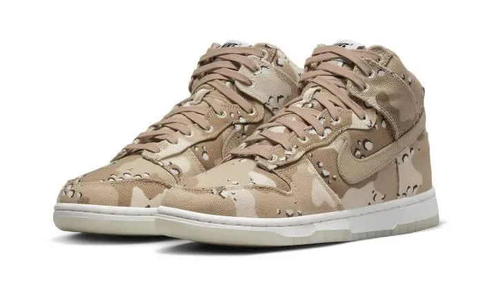Dunk High Desert Camo Decoupled Heel Construction