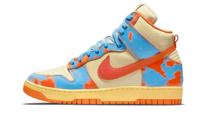Dunk High 1985 Acid Wash Orange Anti Slip Lacing Basic Tone