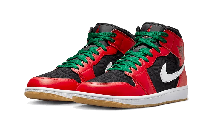 Comfortable Forefoot Air Jordan 1 Mid SE Christmas